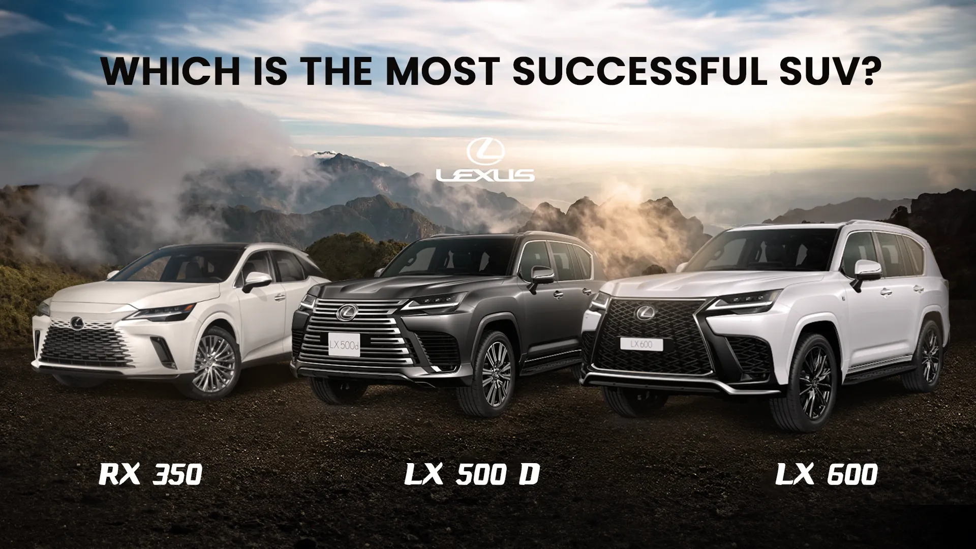 Which is the Best Lexus SUV? Explore the elegance and versatility of a Lexus SUV | A blog by Sahara Motors Dubai